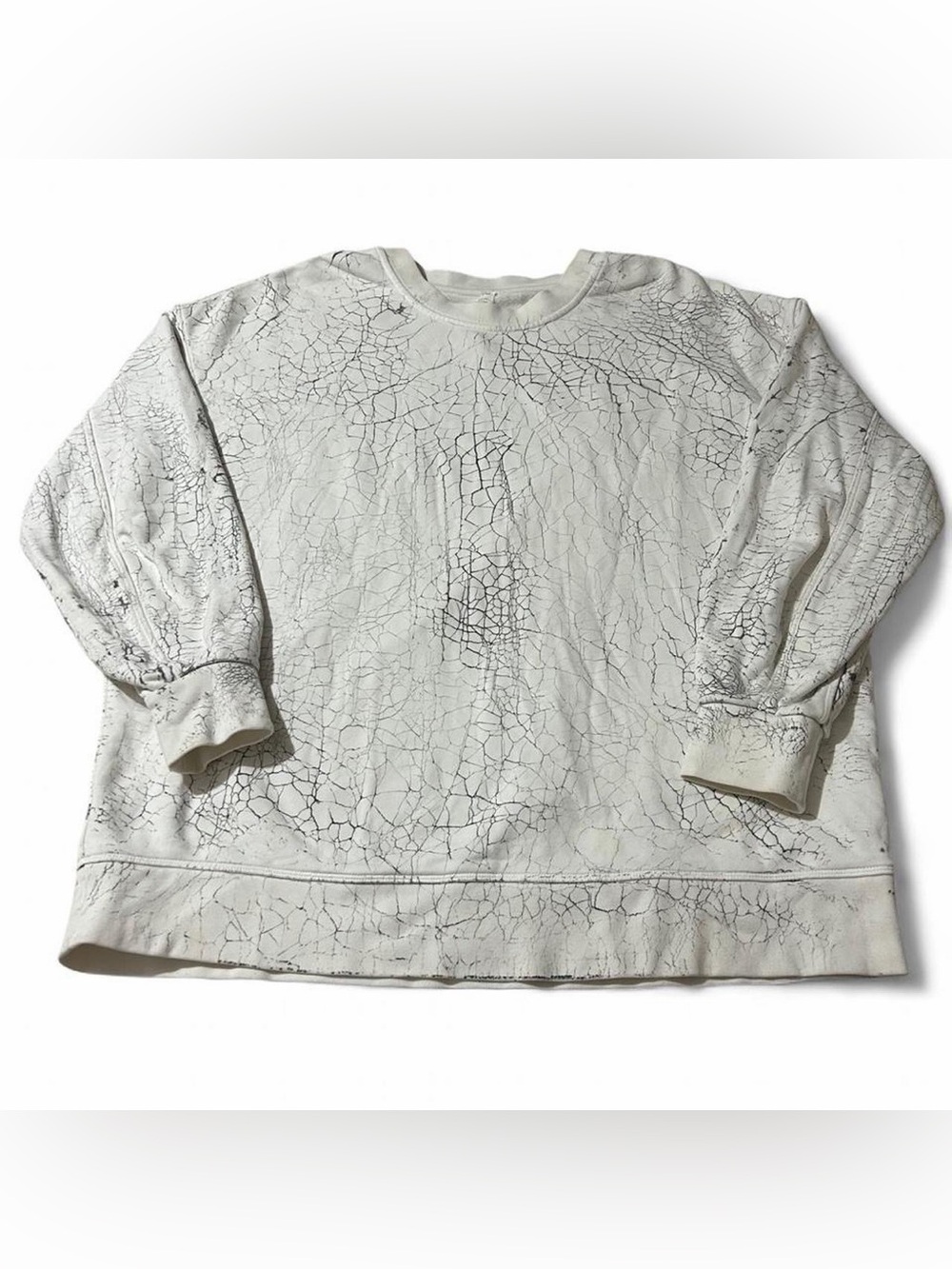 Women’s Lululemon Perfectly Oversized Crackle Crew Sweatshirt Size 10